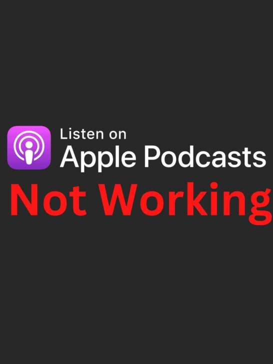 Apple Podcasts Not Working