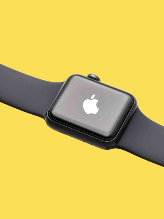 Apple Watch Shows Apple Logo