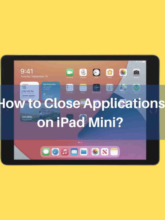 How To Close Applications On Ipad Mini