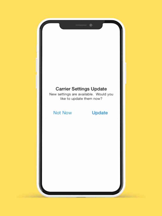 How To Update Carrier Settings Verizon